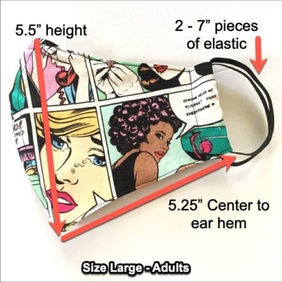 2/$15 - Yui Kokeshi Mask, Yellow Face Mask Japanese, Filti Filter - Picture 10 of 14